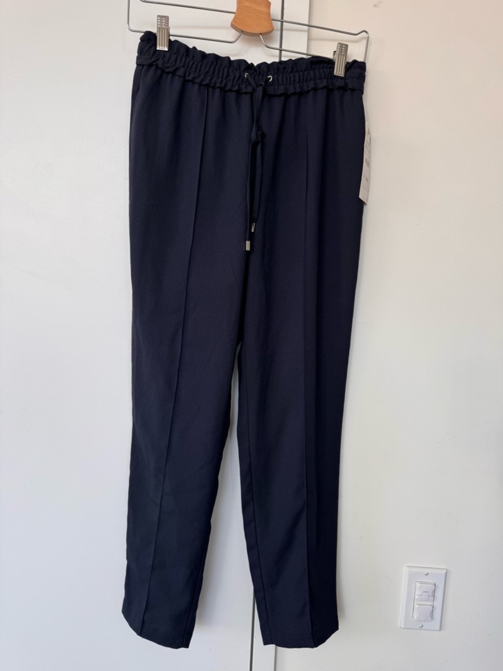 Zara women Navy Drawstring trouser size XS